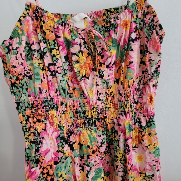 H&M Floral Maxi Dress - Pink and Green - Picture 3 of 6
